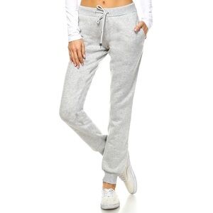 [Champion] Classic Light Gray Mesh Joggers